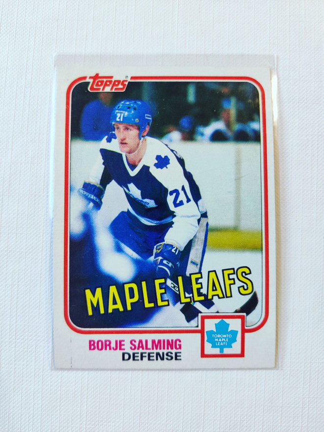 81-82 Topps - Borje Salming