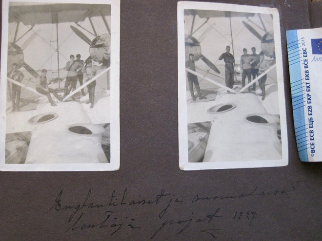 6 VANHAA Valokuvaa Lentokoneet Lentäjät 1927