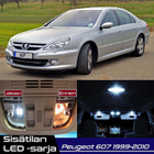 Peugeot 607 Sisätilan LED-sarja 19-osainen - pikkukuva 1