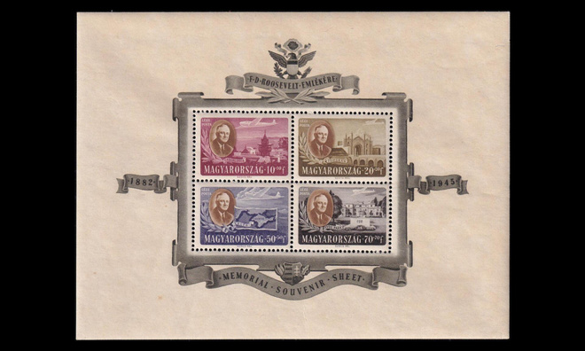 Unkari 989-92BL11 ** Presidentti Roosevelt (1947)