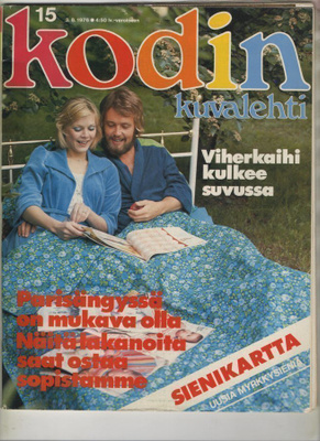 Kodin Kuvalehti n:o 15 1976 Juoksija Pekka Päivärinta & perh