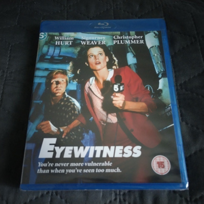 Eyewitness - silminnäkijä Blu-ray **muoveissa**
