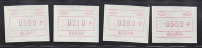 Åland Frama 1993 ATM Å4 1,6-5 mk postituoreena.