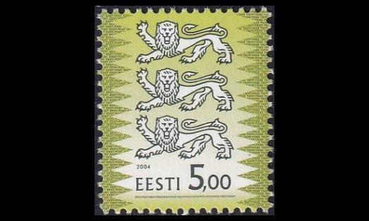 Eesti 413III ** Käyttösarja leijonat -04 (2001)