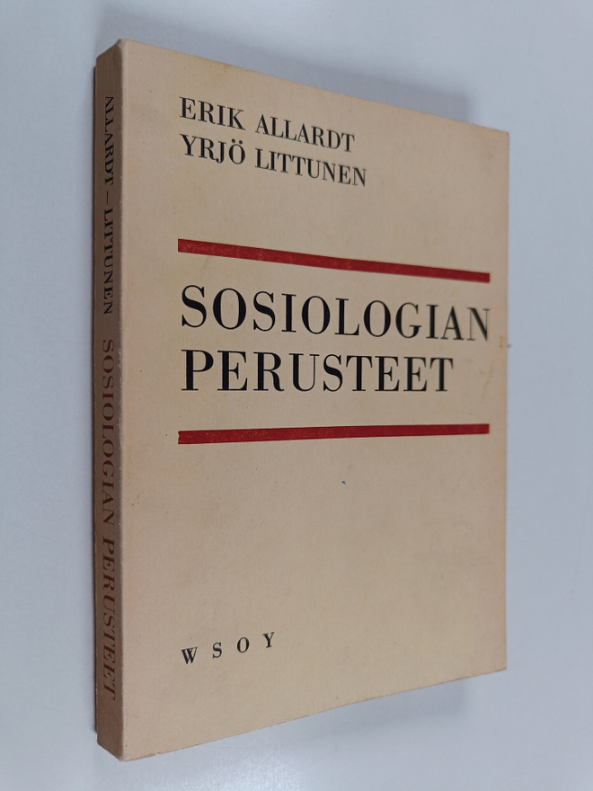 Erik Allardt : Sosiologian perusteet