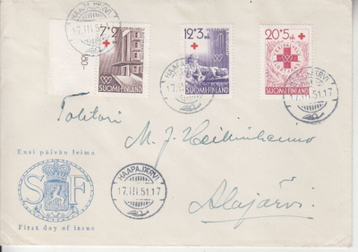 FDC 1951 PR sarja