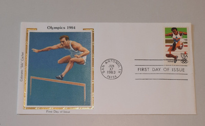 USA FDC Olympic 1984 Colorano "Silk"