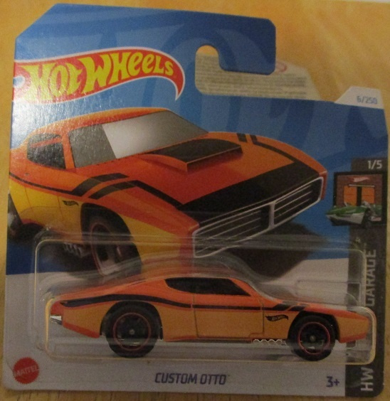 Dodge Charger HT 2D Orange Custom Otto 1968 Hot Wheels 1:64