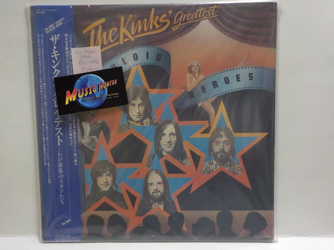 THE KINKS - CELLULOID HEROES - THE KINKS ' GREATEST M-/M- LP