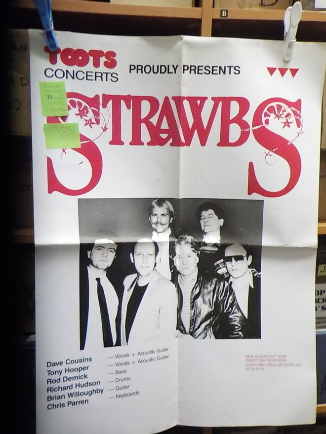 STRAWBS PROMOJULISTE + B/W PROMOKUVA
