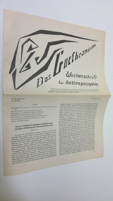Martin (red.) Barkhoff : Das Goetheanum nr. 7/1985 : Woch...