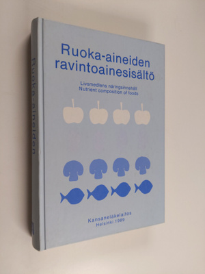 Merja (toim.) Rastas : Ruoka-aineiden ravintoainesisältö ...