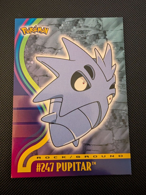 Pupitar Pokemon Topps Johto