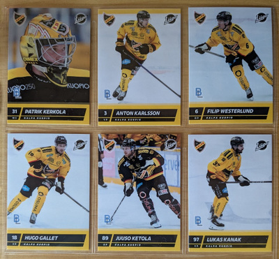2025-26 Blueline Series 2 KalPa Team Set 12 korttia (253-264