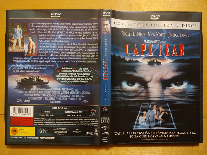 Cape Fear - Collector's Edition DVD Egmont