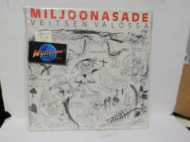 MIIJOONASADE - VEITSEN VALOSSA M-/M-SUOMI 1989 LP