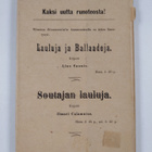 Niilo E. Wainio : Suomalaisia - pikkukuva 2