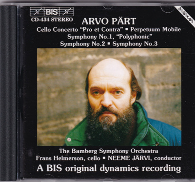 Arvo Pärt - CD-levyjä 3kpl