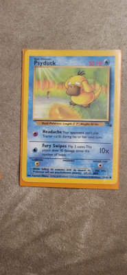 Psyduck 53/62 - Fossil set card