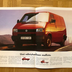 Esite Volkswagen Transporter & Caravelle T4 vuodelta 1991 VW - pikkukuva 3
