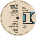 Spear Of Destiny – Outland - pikkukuva 2