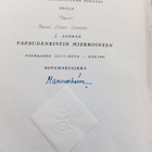 Luovari Vapaudenristi 3 lk 1941 malli 1939 Tunnettu Saaja - pikkukuva 2