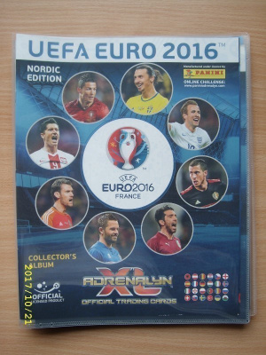 UEFA EURO 2016 France nordic edition keräilykortteja