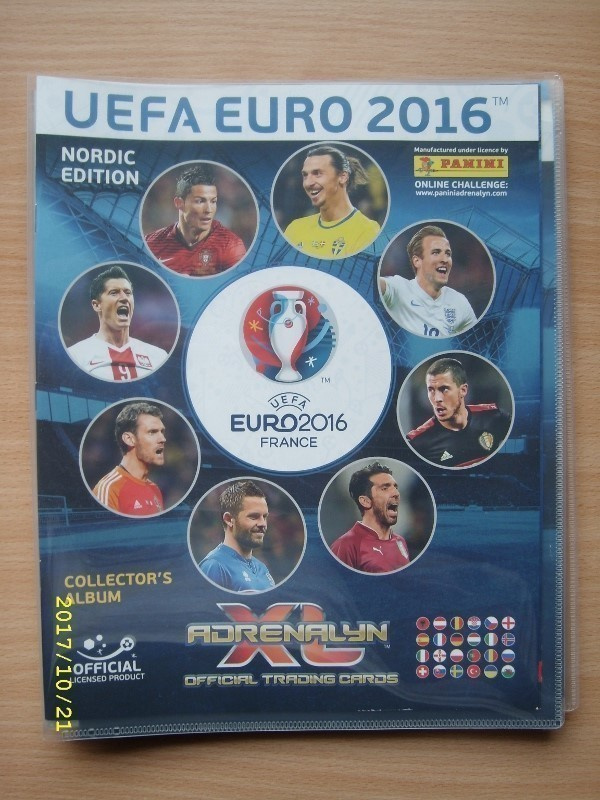 UEFA EURO 2016 France nordic edition keräilykortteja