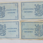 4 Seteliä 5 mk 1963 Litt B Sarjat V U Ä N - pikkukuva 2