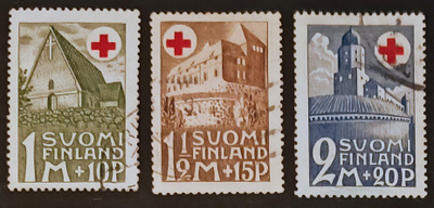 1931 Punainen Risti - leimattu sarja