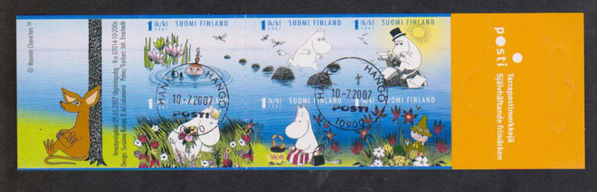 V73 Muumi 2007 leimattu vihko.