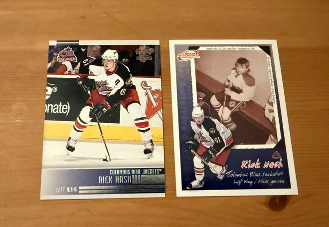 Rick Nash - Columbus Blue Jackets - 2 korttia