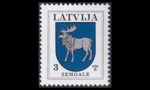 Latvia 372C_V ** Käyttösarja vaakuna 3 S -99 (1994)