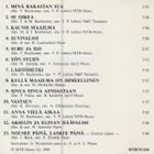 Matti & Teppo - Suuret valssisuosikit (CD) 1990 - pikkukuva 2
