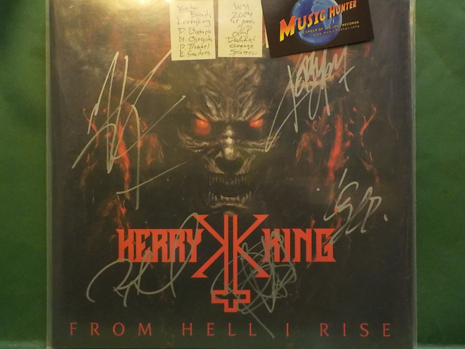 KERRY KING - FROM HELL I RISE - 2024 UUSI LP + NIMMARIT