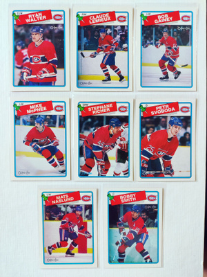 88-89 Opc - Montreal Canadiens 8kpl