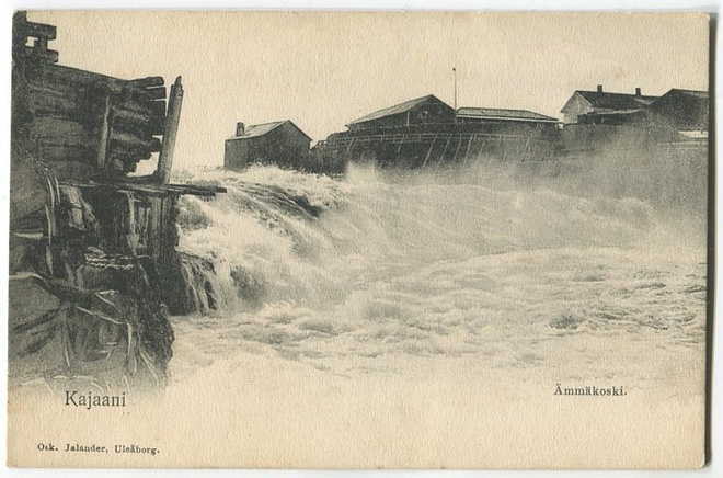 Kajaani Ämmäkoski 1900-luvun alku