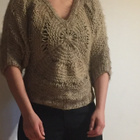 Pink Boutique beige väljä neule one size - pikkukuva 1