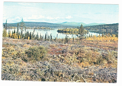 JERISJÄRVI, KITTILÄ, LAPPI, vanha kortti