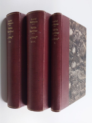Gustaf Mattson : Valda skrifter 1-5 (3 nidettä)