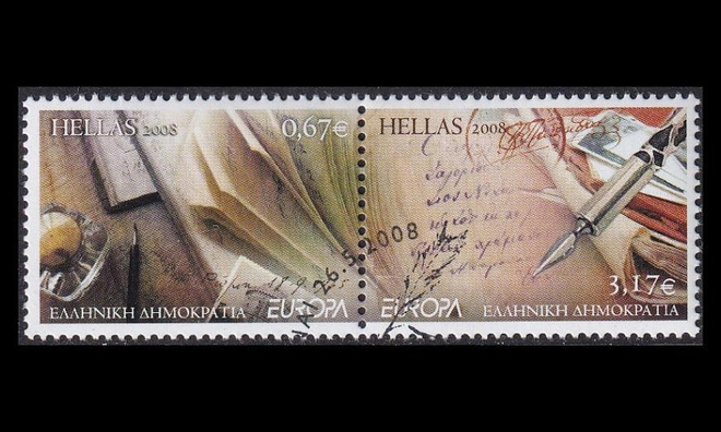 Kreikka 2467-8p o Europa kirje (2008)
