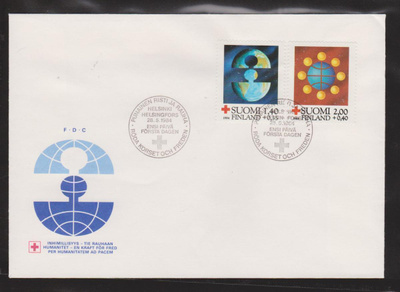 FDC 1984 Punainen Risti ( PR )