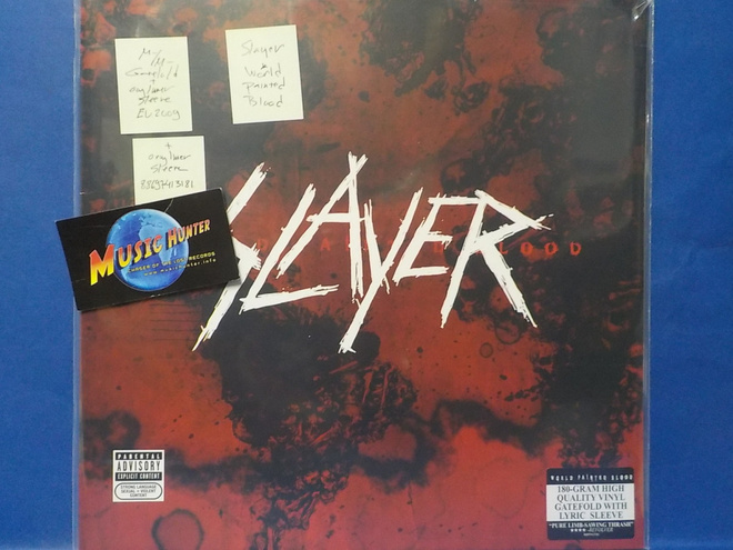 SLAYER - WORLD PAINTED BLOOD - GATEFOLD EU 2009 M-/M- LP