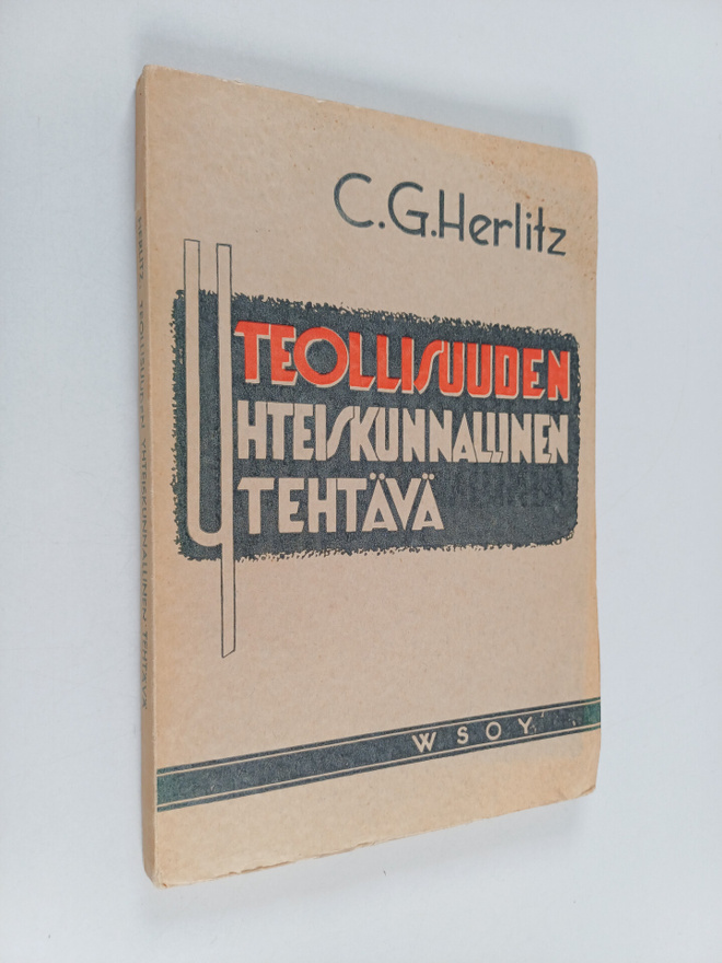 C. G. Herlitz : Teollisuuden yhteiskunnallinen tehtävä