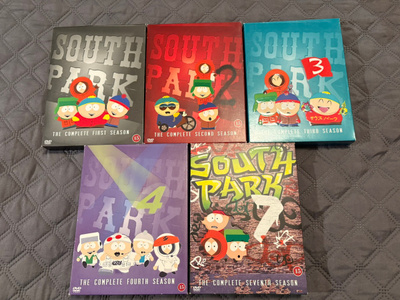 South Park kaudet 1-4 & 7 DVD