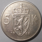Norway. 5 kroner 1964. - pikkukuva 1