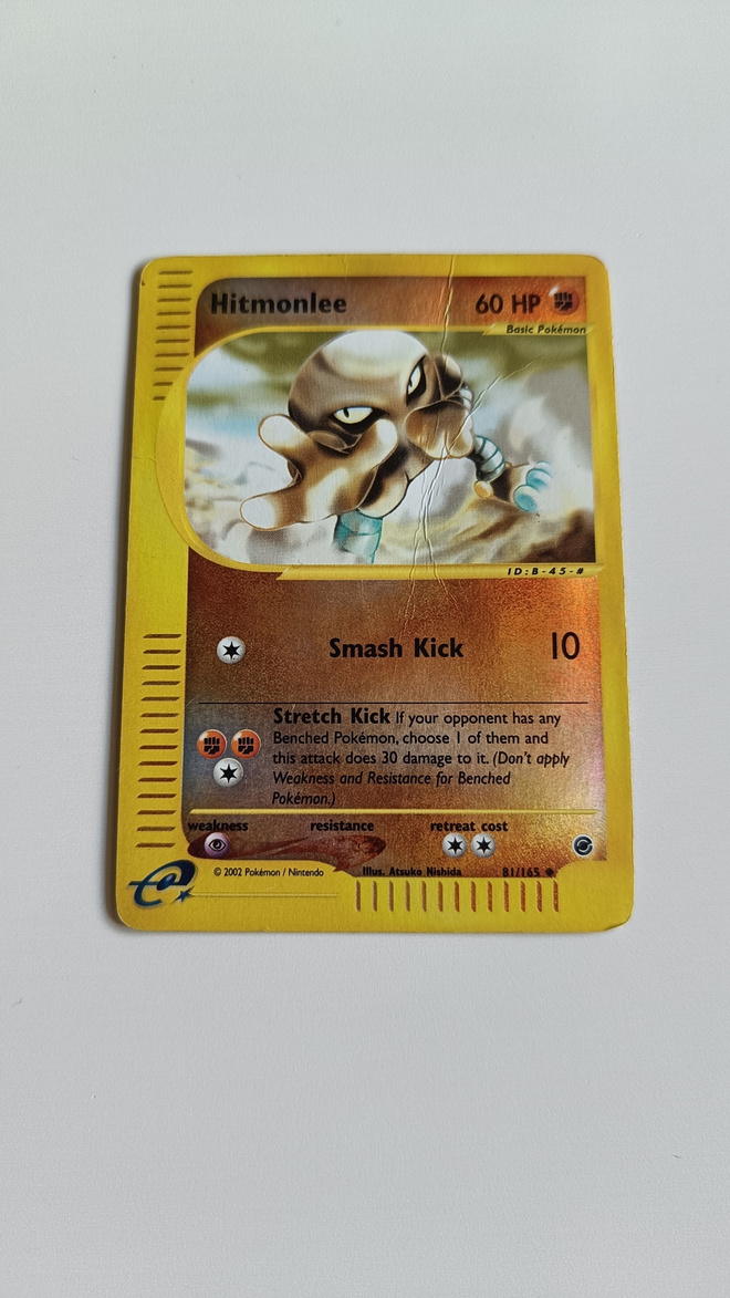 Pokemon kortti Hitmonlee 81/165 Expedition [reverse holo]