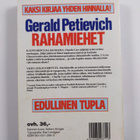 Gerald Petievich : Rahamiehet : Kauppahintana kuolema ; Y... - pikkukuva 2