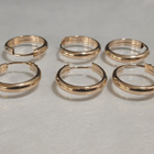 21k kullattu Kanadalainen 3 pari korvakorut Gold plated - pikkukuva 1