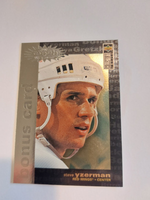 1995-96 CC Crash the Game Silver Bonus #C26 Steve Yzerman